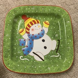 Holiday serving platter